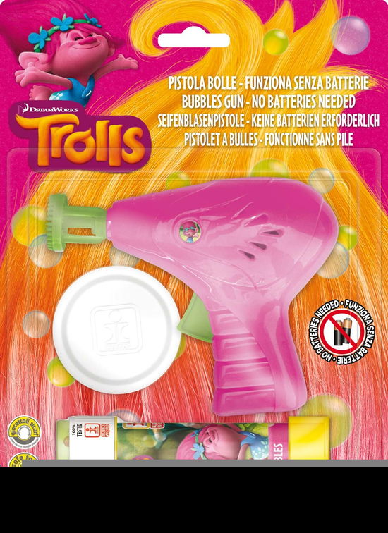 Cover for Dulcop Bolle Di Sapone · Dulcop Bolle Di Sapone - Pistola Bolle Meccanica Piccola - Trolls - Blister 1 Pz 60 Ml (MERCH)