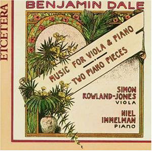 Cover for B. Dale · Works For Viola And Piano (CD) (2014)