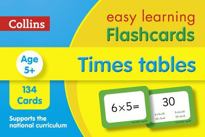 Cover for Collins Easy Learning · Times Tables Flashcards: Ideal for Home Learning - Collins Easy Learning KS2 (Oracle cards/tarot c) (2018)