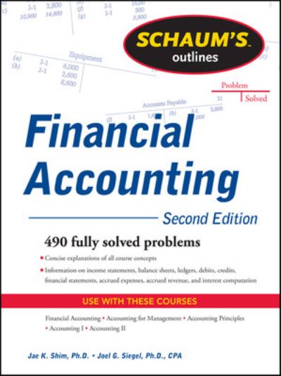 Cover for Jae Shim · Schaum's Outline of Financial Accounting (Paperback Book) (2011)