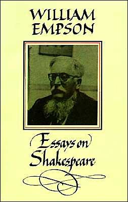 Cover for William Empson · William Empson: Essays on Shakespeare (Paperback Book) (1986)