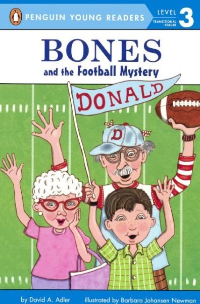 Cover for David A. Adler · Bones and the Football Mystery (Turtleback School &amp; Library Binding Edition) (Penguin Young Readers: Level 3) (Gebundenes Buch) [Turtleback School &amp; Library Binding edition] (2013)