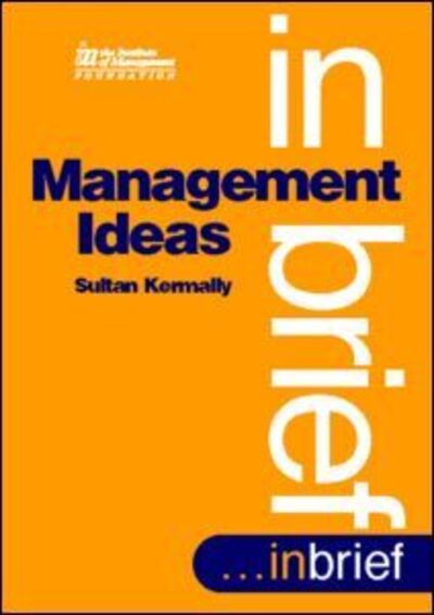 Cover for Sultan Kermally · Management Ideas (Taschenbuch) (1997)