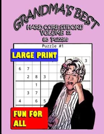 Cover for Erika Simmons · Grandma's Best Hard Core Sudoku (Paperback Bog) (2019)