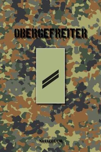 Cover for Anfrato Designs · Obergefreiter (Paperback Book) (2019)