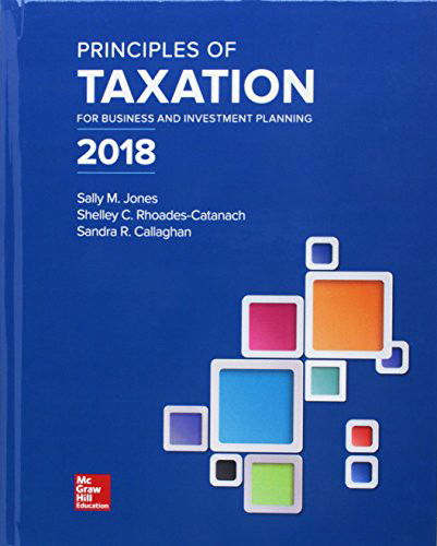 Cover for Sally Jones · Gen Combo Principles of Taxation for Business &amp; Investment Planning; Connect Ac (Hardcover Book) (2017)