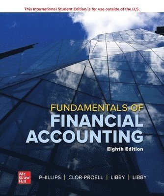 Cover for Phillips · Fundamentals of Financial Accounting ISE (Taschenbuch) (2024)