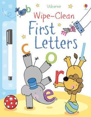 Wipe-clean First Letters - Wipe-Clean - Jessica Greenwell - Books - Usborne Publishing Ltd - 9781409524502 - June 1, 2011