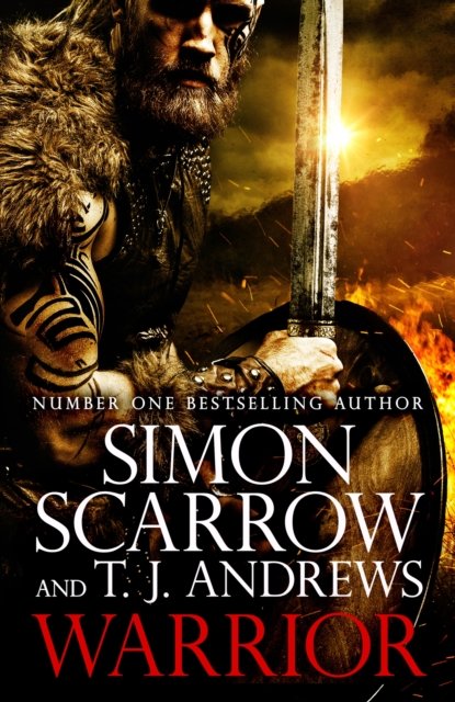 Cover for Simon Scarrow · Warrior: The epic story of Caratacus, warrior Briton and enemy of the Roman Empire… (Paperback Bog) (2023)
