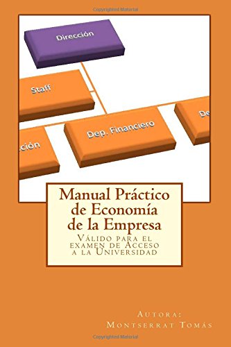 Cover for Montserrat Tomás · Manual Práctico De Economía De La Empresa: Válido Para El Examen De Acceso a La Universidad (Pocketbok) [Spanish edition] (2014)