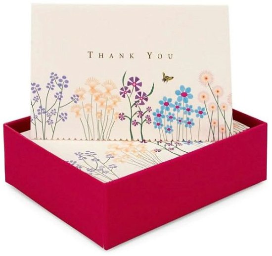 Cover for Peter Pauper Press · Thank You Notes Sparkly Garden (Flashcards) (2007)