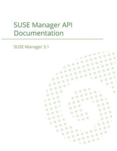 Cover for Suse Manager Team · SUSE Manager 3.1 (Taschenbuch) (2017)