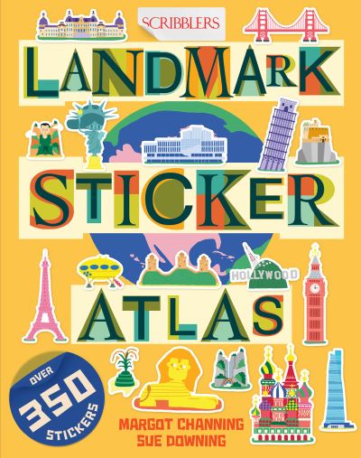 Cover for Margot Channing · Scribblers Landmark Sticker Atlas - Scribblers Sticker Atlas Book (Paperback Book) [Illustrated edition] (2022)