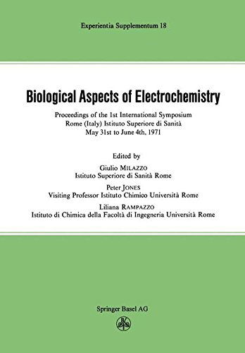 Cover for Milazzo · Biological Aspects of Electrochemistry: Proceedings of the 1st International Symposium. Rome (Italy) Istituto Superiore di Sanita, May 31st to June 4th 1971 - Experientia Supplementum (Paperback Book) [Softcover reprint of the original 1st ed. 1971 edition] (2014)