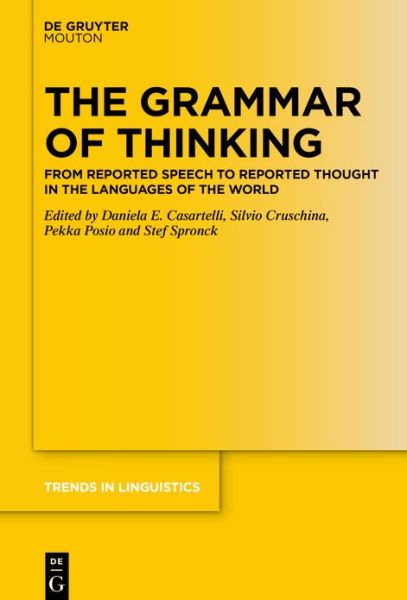 Cover for Daniela E. Casartelli · Grammar of Thinking (Book) (2023)