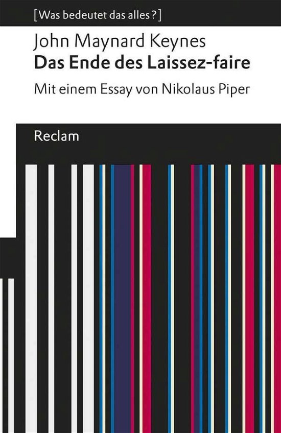 Cover for John Maynard Keynes · Reclam UB 19650 Keynes.Das Ende des Lai (Book)
