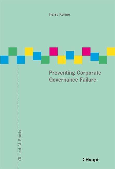 Cover for Korine · Preventing Corporate Governance (Book)