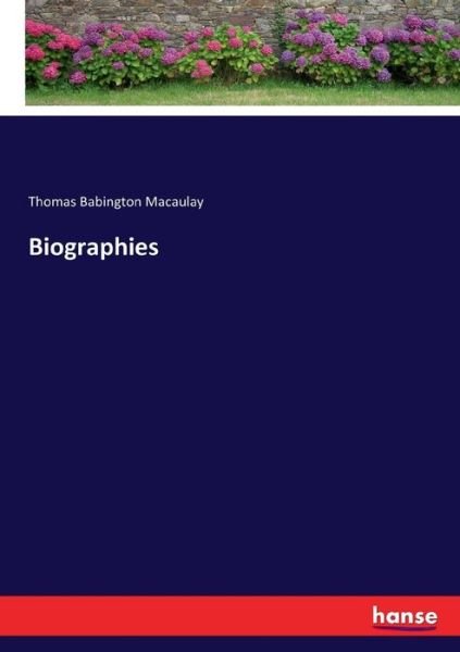 Cover for Macaulay · Biographies (Book) (2017)