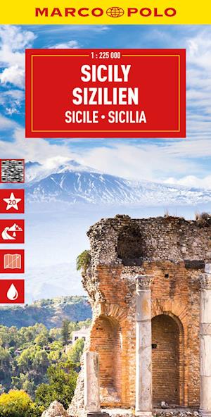 Cover for Marco Polo · Sicily Marco Polo Map - Marco Polo Maps (Landkarten) (2025)