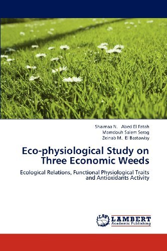 Cover for Zeinab M. El Bastawisy · Eco-physiological Study on Three Economic Weeds: Ecological Relations, Functional Physiological Traits and Antioxidants Activity (Paperback Book) (2012)