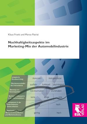 Cover for Klaus Frank · Nachhaltigkeitsaspekte im Marketing-Mix der Automobilindustrie (Paperback Book) (2014)