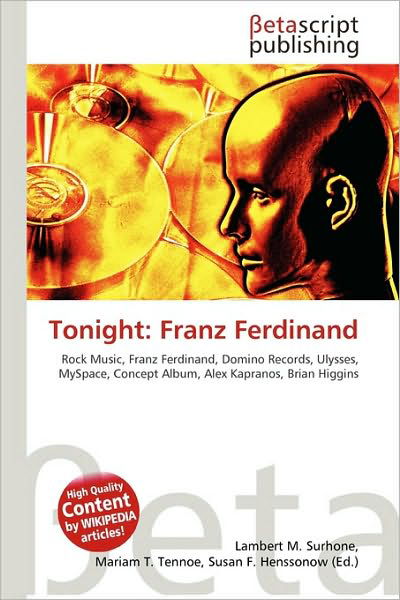 Cover for Tonight · Franz Ferdinand (Bok)