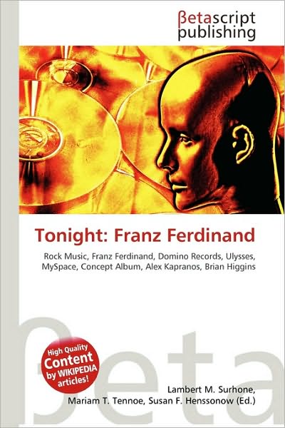 Cover for Tonight · Franz Ferdinand (Book)