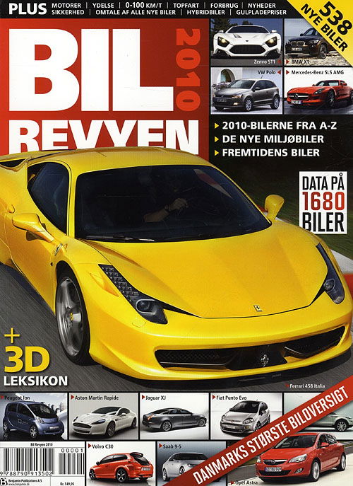 Cover for Bil-Revyen 2010 (Indbundet Bog) [1. udgave] [Indbundet] (2009)