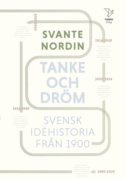 Tanke och dröm : Svensk idéhistoria från 1900 - Svante Nordin - Bøger - Timbro - 9789177032502 - 19. august 2021