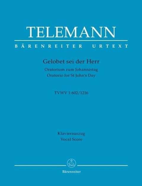 Cover for Telemann · Gelobet sei der Herr, der Gott (Buch)