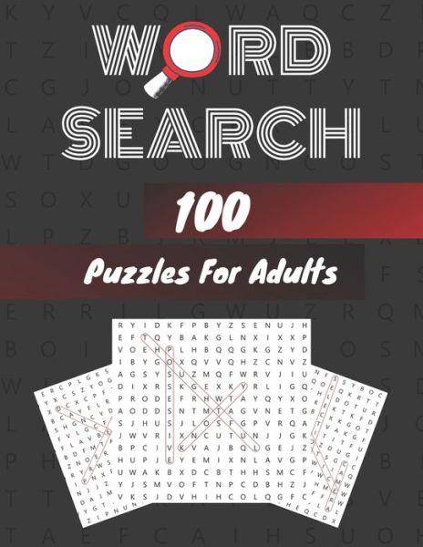 Cover for The Alpha Co · Word Search 100 Puzzles For Adults Large Print Edition: Word Search Book For Adults (Paperback Book) [Large type / large print edition] (2021)