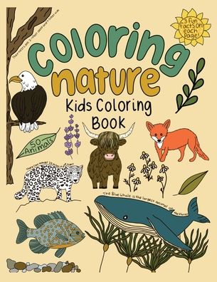 Cover for Hayley A Belisle · Coloring Nature: Kids Coloring Book (Paperback Book) (2021)