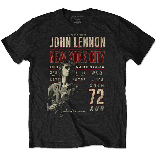 Cover for John Lennon · John Lennon Unisex T-Shirt: New York City '72 (Eco-Friendly) (T-shirt)