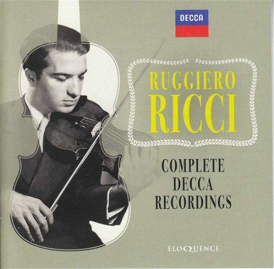 Cover for Ruggiero Ricci · Complete Decca Recordings (CD) (2021)