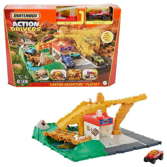 Cover for Mattel · Matchbox Action Drivers Canyon Adventure Playset (MERCH)