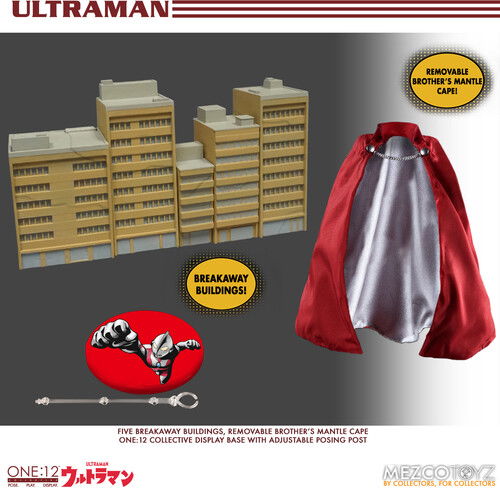 Cover for One:12 Collective - Ultraman · Ultraman Actionfigur mit Leuchtfunktion 1/12 Ultra (Toys) (2023)