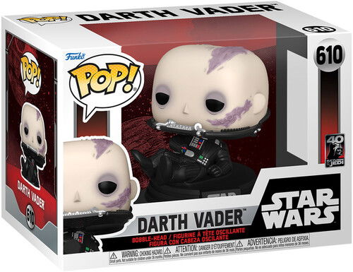 Return of the Jedi 40th - Vader (Unmasked) - Funko Pop! Star Wars: - Fanituote - Funko - 0889698707503 - keskiviikko 24. toukokuuta 2023