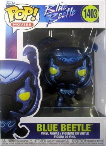 Pop Movies Blue Beetle Blue Beetle Crouching - Pop Movies Blue Beetle - Merchandise - Funko - 0889698723503 - September 8, 2023