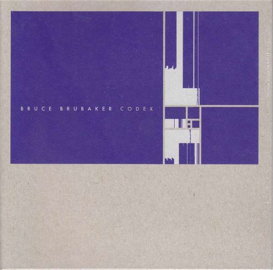 Cover for Bruce Brubaker · Codex (CD) (2018)