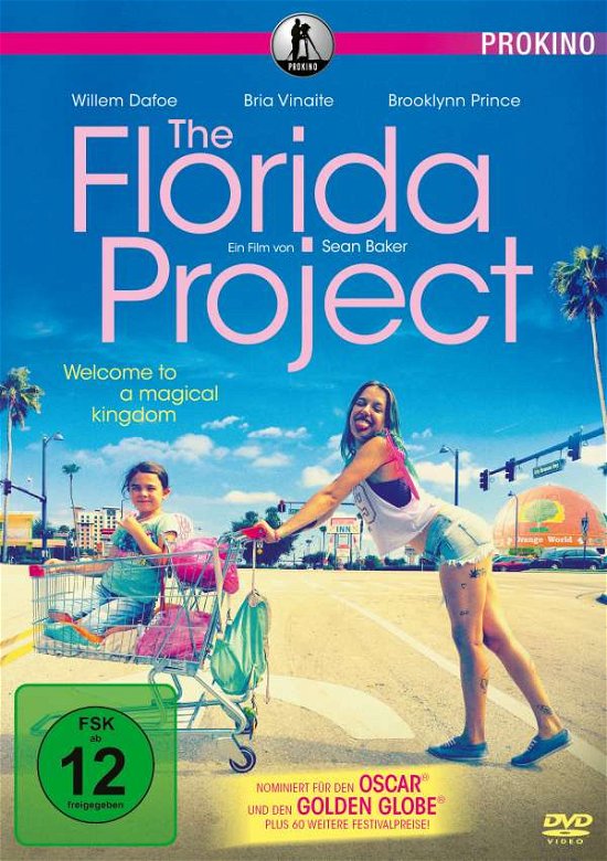 Cover for Dafoe,Willem,Prince,Brooklyn,Vinaite,Bria · The Florida Project (DVD) (2021)