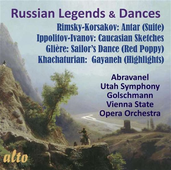 Cover for Utah Symphony. Abravanel / Golschmann · Russian Legends &amp; Dances (CD) (2022)
