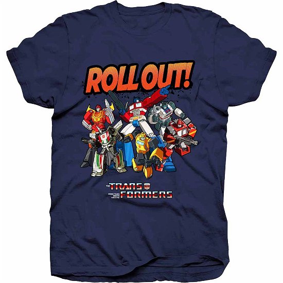 Hasbro Unisex T-Shirt: Transformers Roll Out - Hasbro - Merchandise - Bravado - 5055979936503 - 