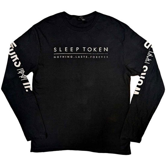 Cover for Sleep Token · Sleep Token Unisex Long Sleeve T-Shirt: Worship (Black) (Sleeve Print) (CLOTHES) [size S] (2023)