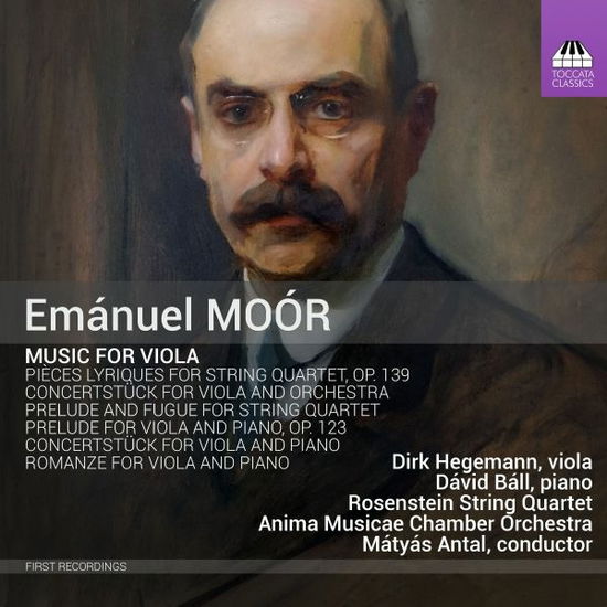 Cover for Anima Chamber Orchestra · Emanuel Moor: Music For Viola (CD) (2022)