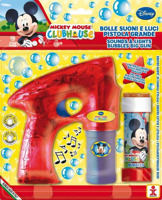 Cover for Dulcop Bolle Di Sapone · Dulcop Bolle Di Sapone - Pistola Bolle Con Luci Grande - La Casa Di Topolino - Blister 1 Pz 60 Ml (MERCH)