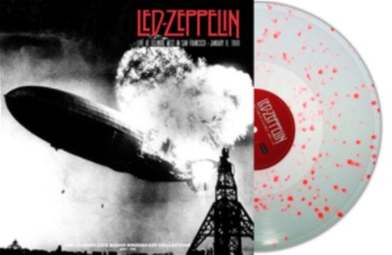 Cover for Led Zeppelin · Live At Fillmore West. San Francisco 1969 (Clear / Orange Splatter Vinyl) (LP) (2023)