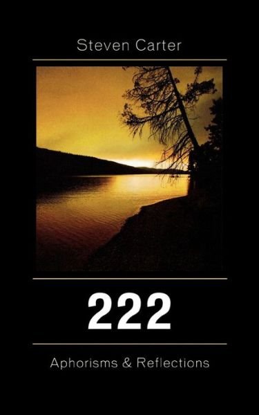 Cover for Carter, Steven, Henderson State Universit · 222: Aphorisms &amp; Reflections (Pocketbok) (2008)