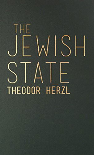 Cover for Theodor Herzl · The Jewish State (Hardcover Book) (2013)