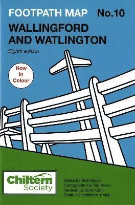 Cover for Nick Moon · Footpath Map No. 10 Wallingford and Watlington: Eighth Edition - In Colour - Chiltern Society Footpath Maps (Paperback Book) [8 Revised edition] (2023)