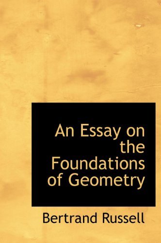 Cover for Bertrand Russell · An Essay on the Foundations of Geometry (Hardcover Book) (2010)